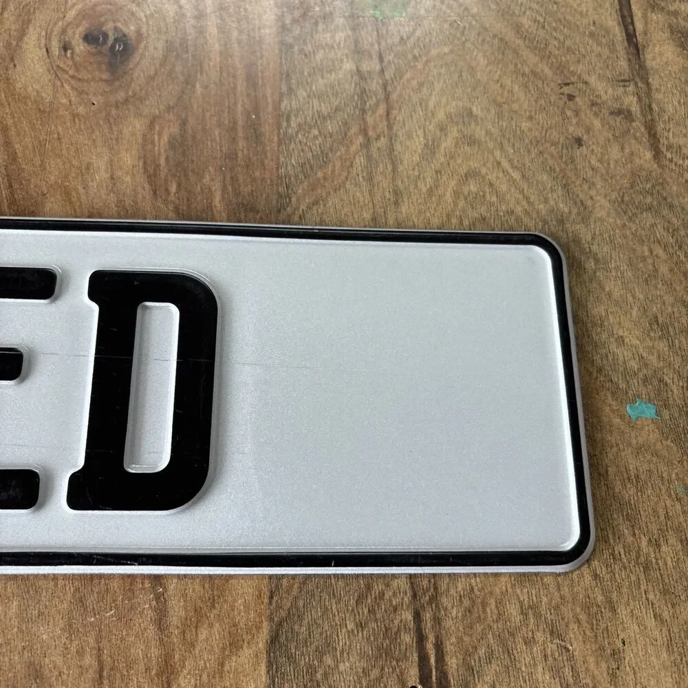 Wicked European License Plate - Dorm, Game Room sign